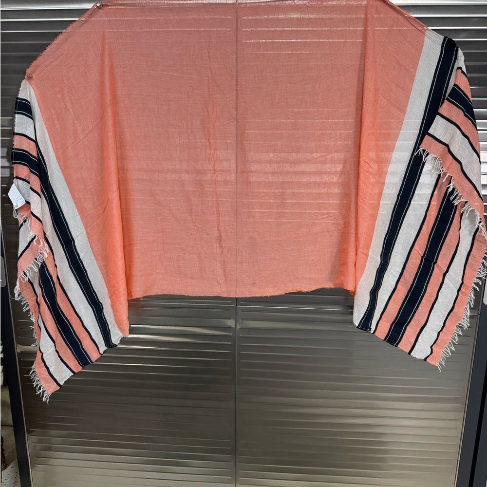 Hugo Boss Large Fringe Cotton Wool Scarf